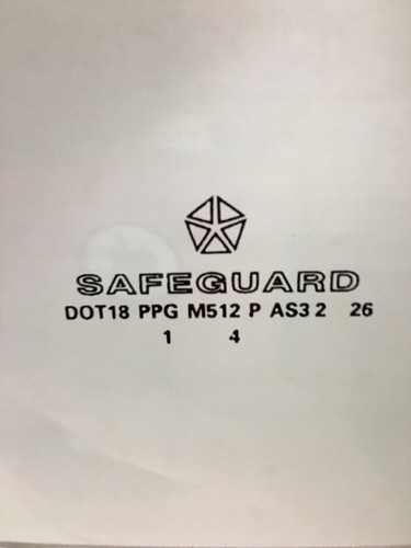 02-05 DODGE RAM 1500 2500 TRUCK OEM REAR SLIDING WINDOW CENTER BACK GLASS A4460