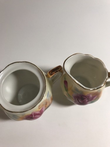Miniature Creamer & Sugar Marilyn-Exclusive made in Japan numbered W/ stickers