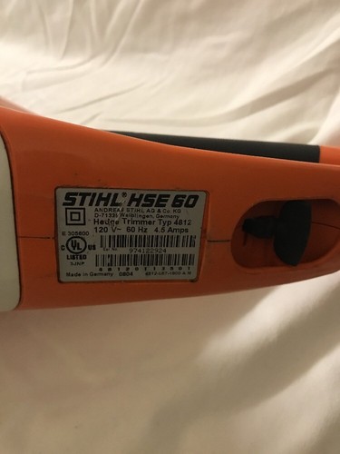 STIHL HSE 60 ELECTRIC HEDGE TRIMMER EUC