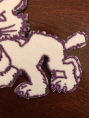 NorthWestern University Wildcats Vintage Embroidered Iron On Patch 2.5" X 3.5"