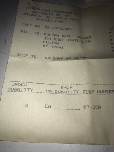 Lathem 2121 Time Clock Ribbon Lathem 7-2CN Lathem 72CN Lot of 2 boxes New IN box