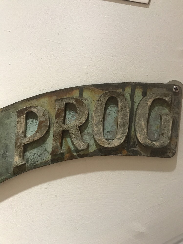 Boat Bow Name Plate Ridder 