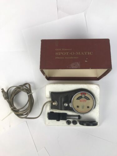 Made in USA Vintage Kinnard Spot-O-Matic Enlarging Meter With...