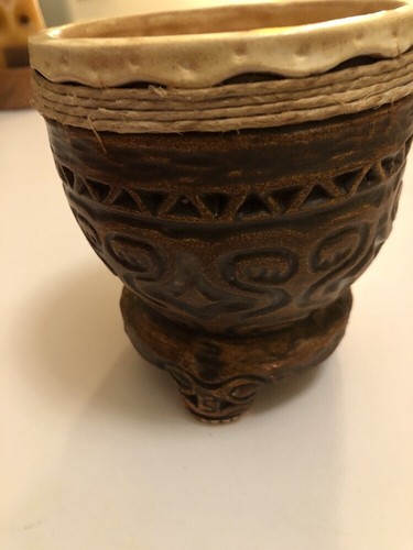 Original 2011 Tiki Diablo 12 Volcanos Marquesan Tiki Bowl Mug Low #58 of 200!