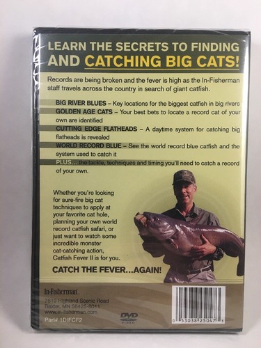 In-Fisherman Catfish Fever II  DVD *New* Fishing Bait Lure