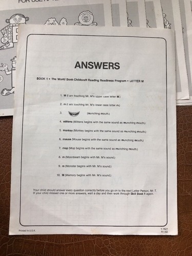 Letter People Skills Assessment Booklet lot use after skill books Lot of 13