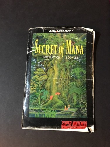 Secret of Mana Official SNES Game Secrets Prima Strategy Guide & Manual Nintendo