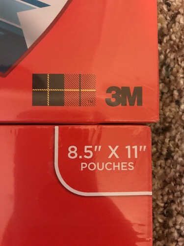 Scotch Thermal Laminating Pouches 8.5”x11” 50 count (4 Pack)!!