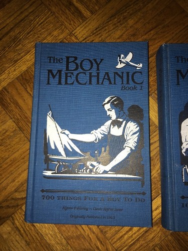 SET OF 3 “THE BOY MECHANIC” REPRINTS OF 1915 BOOKS ALGROVE PUBLISHING BRAND NEW!