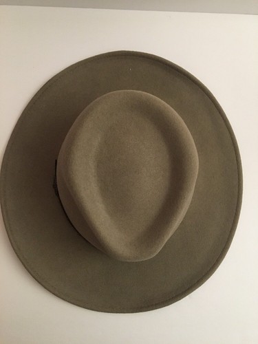 Bailey Morgan Men's Size Medium Wool Lite Felt Grey Cowboy Hat Packable Fashion