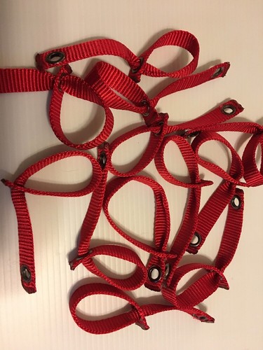 Nylon Fowl Leg Hitches 12pcs For Making/Repairing Tie Cords On Chickens 5/8”wide