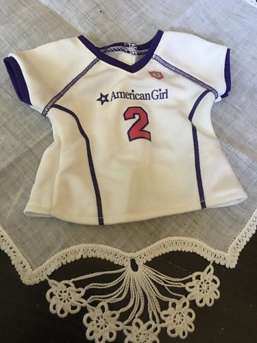 American Girl Doll Clothing Soccer Sports White Shirt AG-1