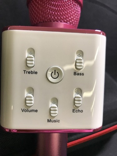 Wireless Microphone/Karaoke Pink With Case