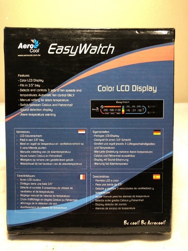 AEROCOOL EasyWatch BK EN42703 Temperature/Fan Monitoring Black