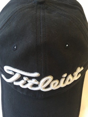 Titleist FootJoy FJ  Golf Cap Hat Adjustable Black/white
