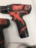 Milwaukee 2407-20 Drill 2450-20 impact Driver Combo Kit. Charger. 2x Batteries