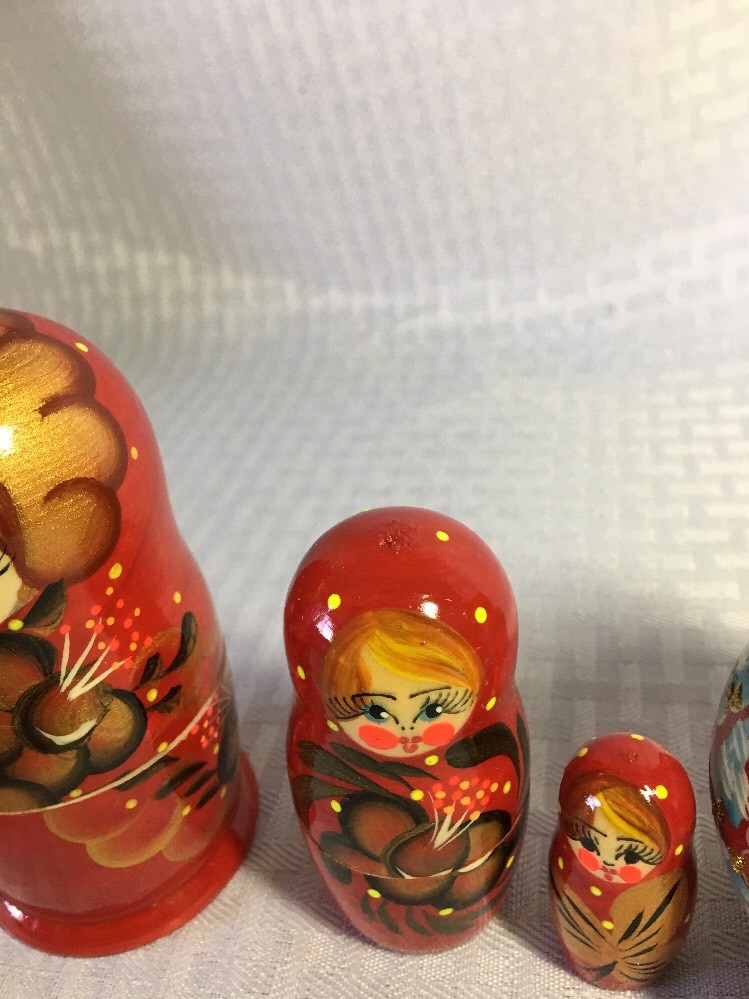 NESTING DOLL STACKING DOLLS TWO  SETS