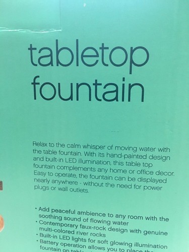 Wayland Square Tabletop Fountain Four Tiered Urns Fountain