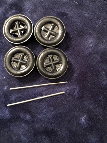 AMT BENNY PARSONS CHEVY LAGUNA - JUNKYARD PARTS ONLY-RACING WHEELS,TIRES & AXLES