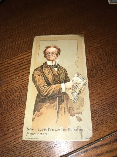 Vintage 1900 Blotter / Trade Card Montgomery Ward Co