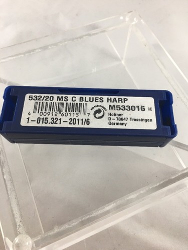 Hohner Blues Harmonica in C Key with Case - *Fast Free Shipping* * B33*