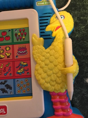 Vintage 1990 Playskool Sesame Street Big Bird's Talk 'N Learn Electronic Toy