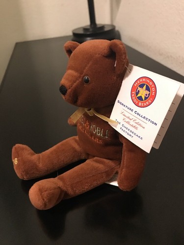 The Cheesecake Factory 2008 LIMITED EDITION TEDDY BEAR Godiva #380 of 800