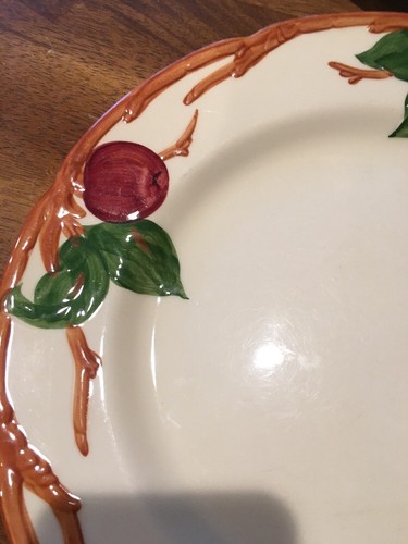 2 Vintage Franciscan China American Apple Pattern Dinner Plate Arch Mark VGC