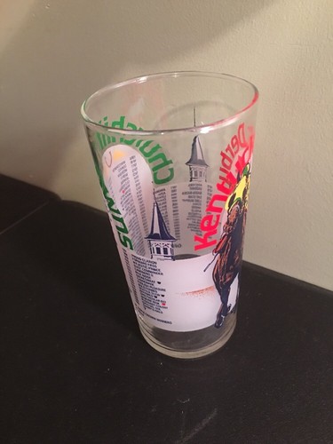 Vintage 1984 Kentucky KY Derby Mint Julep Glass Churchill Downs