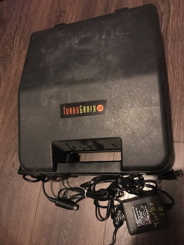 Turbo Grafx 16 And Turbo Cd Attachment.  Case. Works Great