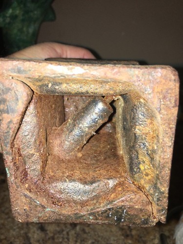 RARE Antique Cast Iron Statue Black Americana