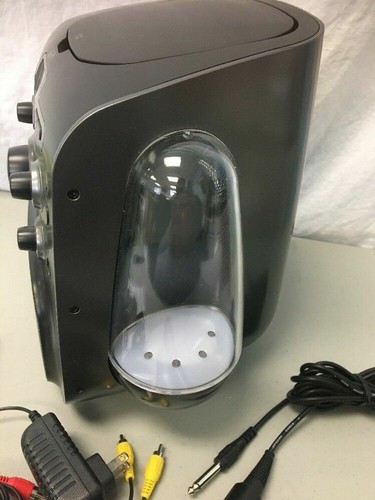iLive Karaoke System IJB585B  with Water Light Speakers READ