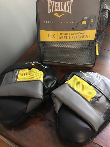 Everlast Leather Punching Mitts And Gloves