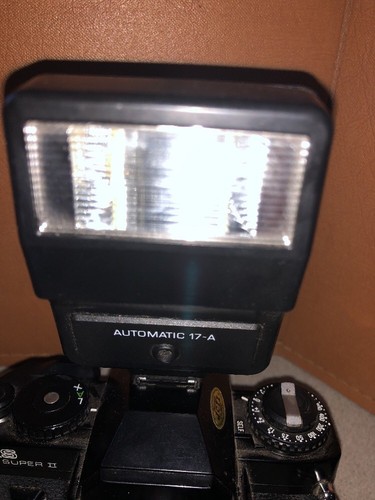 KS SUPER II  SR 2000 Vintage 35 mm  SLR Camera With Two Lenses, Flash And Bag