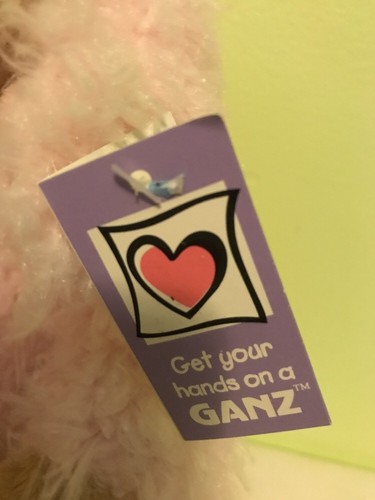 Ganz Sitting Pretty Lamb Pink Plush 14 Inch With Tags