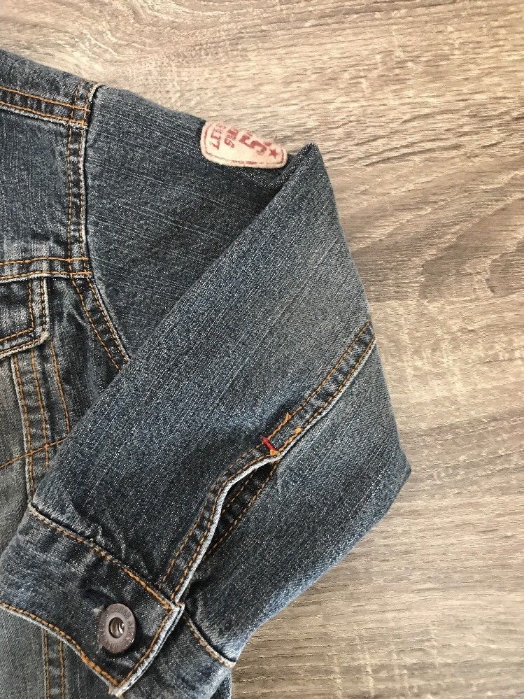 Levi Strauss Blue Jean Button Jacket Unisex Size 3t