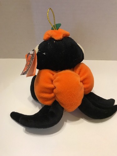 Halloween Pumpkin Spider Plush  Fiesta New Stuffed Animal Toy