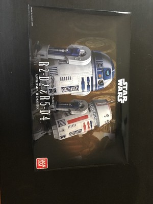 Star Wars R2D2 amp R5D4 112 scale Plastic model Kit Bandai SH Figuarts