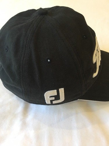 Titleist FootJoy FJ  Golf Cap Hat Adjustable Black/white