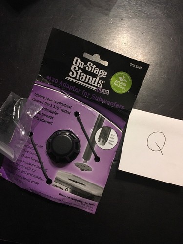 On Stage SSA20M M20 Speaker Mount Adapter