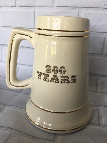 Declaration of Independence U.S.A Bicentennial 200 Years Bronze Coin Mug E74