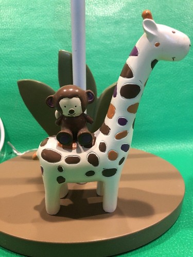 CoCaLo Jacana Lamp Base Giraffe Monkey Jungle Safari Baby Room Decor