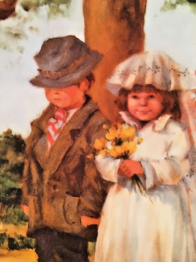 Collectors Plate Edwin M. Knowles The Wedding by Jeanne Down #3999S Friends