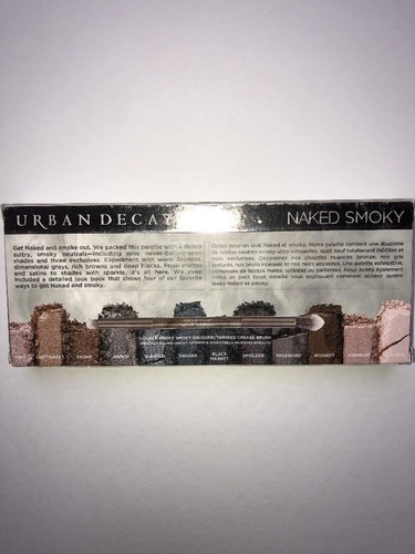 NEW Urban Decay Naked Smoky Eyeshadow Palette 12 eyeshadows with brush! NIB