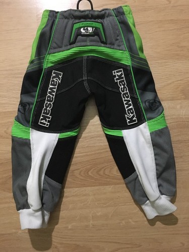 Kawasaki Toddler Pants Size 16 Green Black And White | eBay