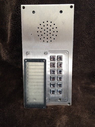 Used Viking Electronics Model K-1200-EWP 12 Button Call Box Door Access