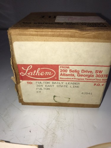 Lathem 2121 Time Clock Ribbon Lathem 7-2CN Lathem 72CN Lot of 2 boxes New IN box