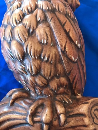 Ceramic Owl Wall Plaque Jamar Mallory Ceramic Studios 1967 Vintage