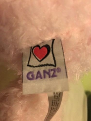 Ganz Sitting Pretty Lamb Pink Plush 14 Inch With Tags