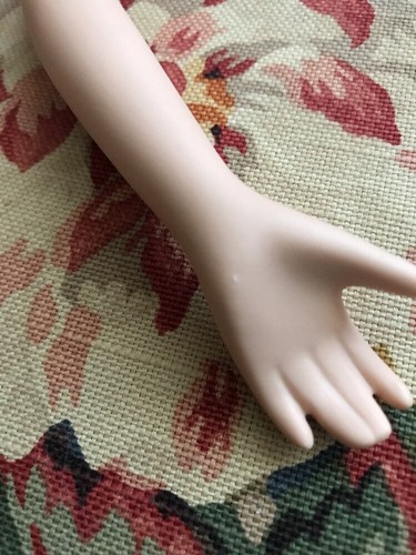 Vintage Porcelain Doll Arms Hands Parts Restore Repair Red Nails